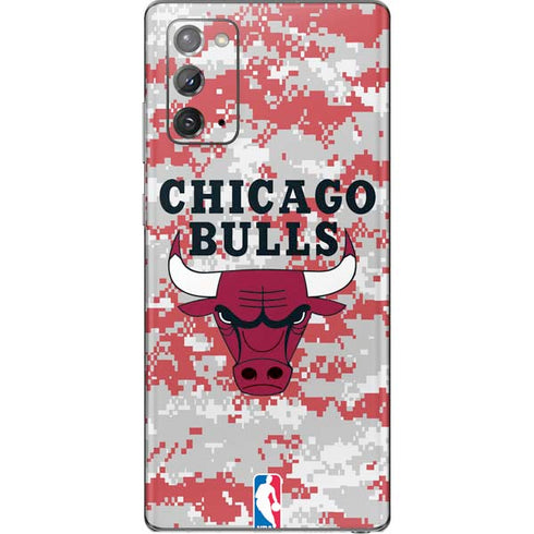 NBA Chicago Bulls Digi Camo Galaxy Note20 5G Skin